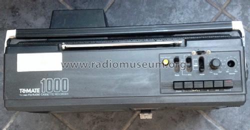 Tri-Mate 1000 TV AM/FM Radio Cassette Recorder 10P-18X; Sharp; Osaka (ID = 1656671) TV Radio