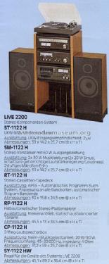 UKW/MW/LW Stereo Tuner ST-1122H; Sharp; Osaka (ID = 849587) Radio
