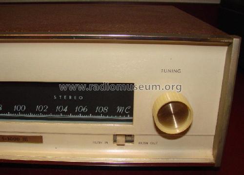 FM Stereo Tuner S-3000 III ; Sherwood, Chicago (ID = 1998640) Radio