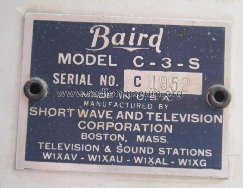 Short Wave Converter C-3-S; Shortwave & (ID = 832207) Television