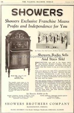 Console 20 Model 556; Showers Bros. Co.; (ID = 2419275) Radio