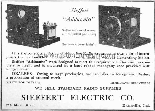 One-Stage AF Amplifier ; Sieffert Radio (ID = 2038643) Ampl/Mixer