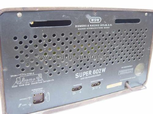 Domino Super 602W ; Siemens-Austria WSW; (ID = 192752) Radio