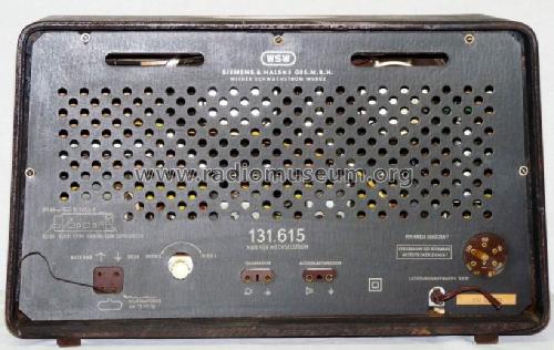 Oberon 131.615; Siemens-Austria WSW; (ID = 791958) Radio