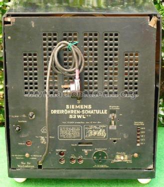 Dreiröhren-Schatulle 53WL; Siemens & Halske, - (ID = 1838076) Radio