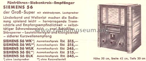 Ätherzepp-S 56WLK; Siemens & Halske, - (ID = 1335695) Radio