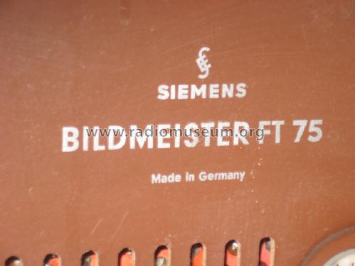 Bildmeister FT75; Siemens & Halske, - (ID = 1394125) Television