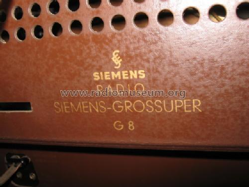 Grossuper G8; Siemens & Halske, - (ID = 993741) Radio