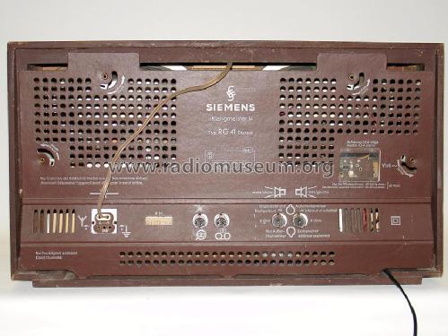 Klangmeister I RG41; Siemens & Halske, - (ID = 310781) Radio