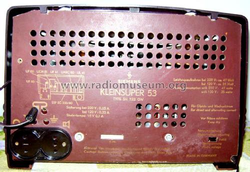 Kleinsuper 53 SH722GW; Siemens & Halske, - (ID = 660632) Radio