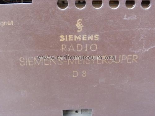 Meistersuper D8; Siemens & Halske, - (ID = 1053430) Radio