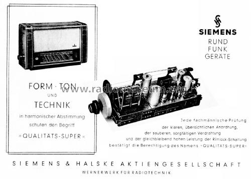 Qualitätssuper 50 SH696GW; Siemens & Halske, - (ID = 2650340) Radio