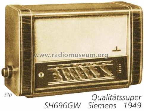 Qualitätssuper 50 SH696GW; Siemens & Halske, - (ID = 977) Radio