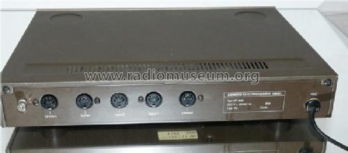 Stereo Preamplifier RP 666; Siemens & Halske, - (ID = 714802) Ampl/Mixer