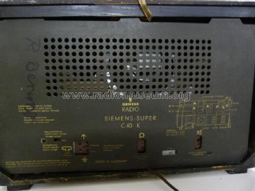 Super C40K; Siemens & Halske, - (ID = 1318661) Radio