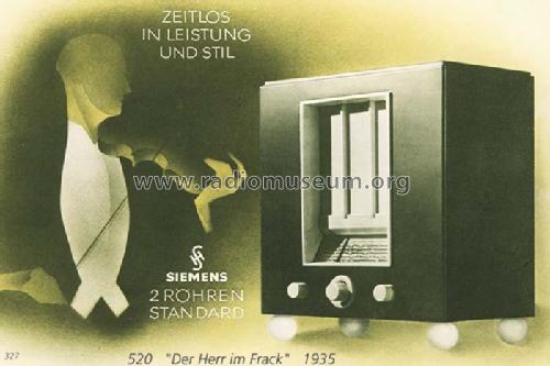 Zweiröhren Standard 520WL; Siemens & Halske, - (ID = 708639) Radio