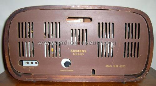 SM6033; Siemens Italia; (ID = 442621) Radio