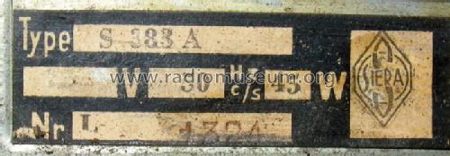 S383A; Siera; Belgien (ID = 531099) Radio