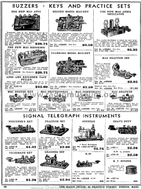 Signal Learner Telegraph Set ; Signal Electric Mfg. (ID = 1313255) Morse+TTY