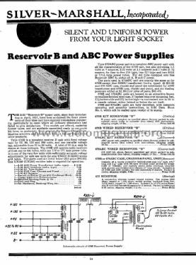 August 1928 Silver-Marshall General Catalog ; Silver - Marshall; (ID = 1111239) Paper