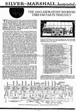 August 1928 Silver-Marshall General Catalog ; Silver - Marshall; (ID = 1111273) Paper