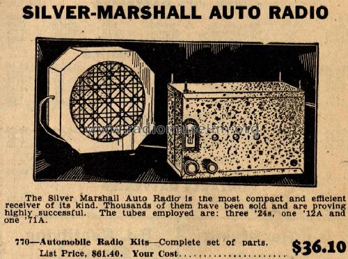 Auto 770; Silver - Marshall; (ID = 793919) Car Radio