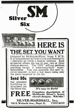 Silver Six ; Silver - Marshall; (ID = 2065599) Radio