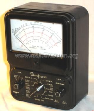 Volt-Ohm-Milliammeter 260 Series 2 ; Simpson Electric Co. (ID = 139196) Equipment