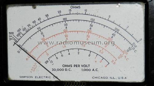 Volt-Ohm-Milliammeter 260 ; Simpson Electric Co. (ID = 2740236) Equipment