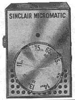 Micromatic MK1; Sinclair Radionics (ID = 478095) Radio