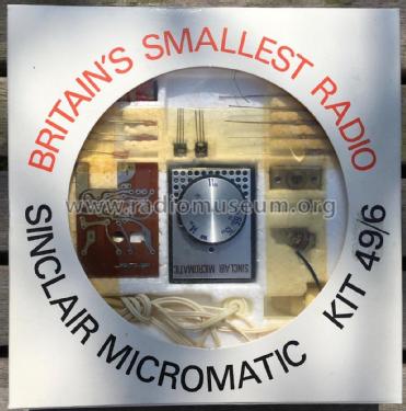 Micromatic MK2; Sinclair Radionics (ID = 2252420) Radio