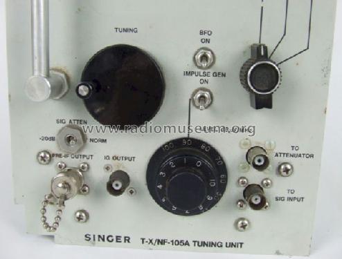Tuning Unit T-X/NF-105A; Singer Company, The; (ID = 1232216) Equipment