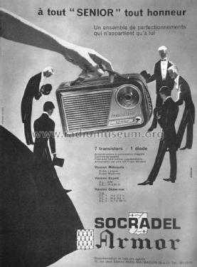 Senior Transistors CD07VZ; Socradel, Société (ID = 1926544) Radio