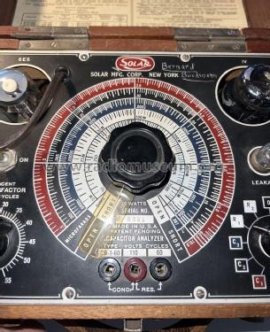 Capacitor Analyzer CB-1-60; Solar Manufacturing, (ID = 2807427) Equipment