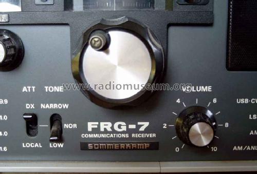 Communications Receiver FRG-7; Sommerkamp (ID = 1576915) Amateur-R