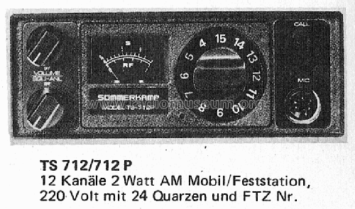 CB-Mobilstation TS-712; Sommerkamp (ID = 1100181) Citizen