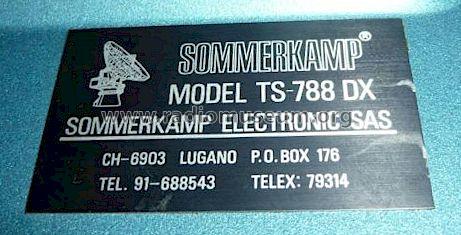 TS-788DX; Sommerkamp (ID = 1277737) Amat TRX