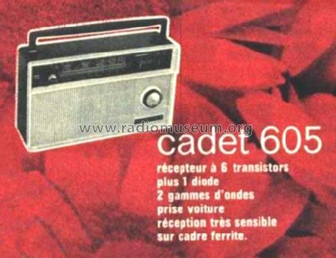 Cadet 605; Sonneclair, (ID = 1978481) Radio