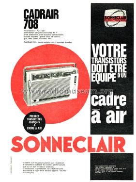 Cadrair 708; Sonneclair, (ID = 1978218) Radio