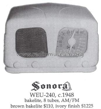 WEU-240 ; Sonora Radio & Telev (ID = 1474649) Radio