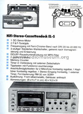 EL-5; Sony Corporation; (ID = 2807380) R-Player