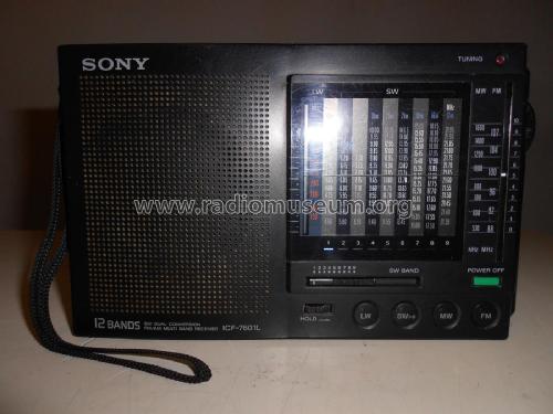 FM/AM Multi Band Receiver ICF-7601L; Sony Corporation; (ID = 2313181) Radio
