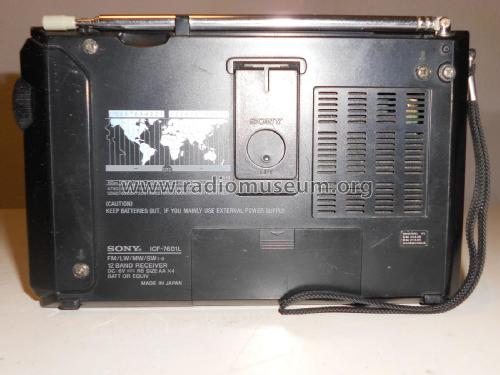 FM/AM Multi Band Receiver ICF-7601L; Sony Corporation; (ID = 2313184) Radio