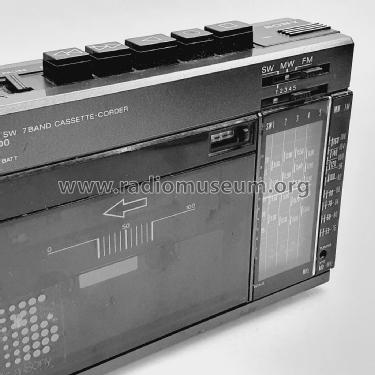 FM/MW/SW 7Band Cassette-Corder WA-5000; Sony Corporation; (ID = 2899713) Radio