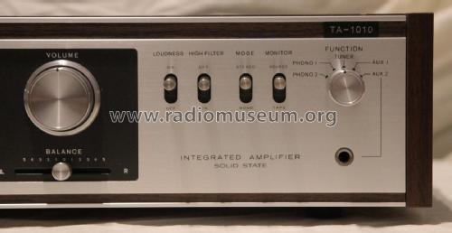 Integrated Amplifier Solid State TA-1010; Sony Corporation; (ID = 2151818) Verst/Mix