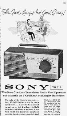 TR-712; Sony Corporation; (ID = 2993557) Radio