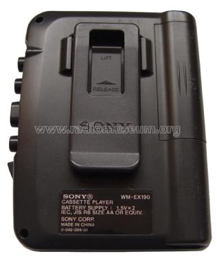 Walkman Cassette Player WM-EX190; Sony Corporation; (ID = 2348093) R-Player