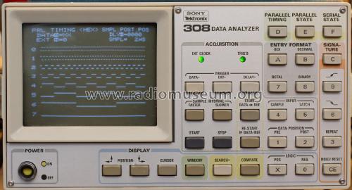 Data Analyzer 308; Sony-Tektronix, (ID = 2287262) Equipment