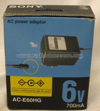 AC Power Adaptor AC-E60HG; Sony Corporation; (ID = 1733684) Power-S