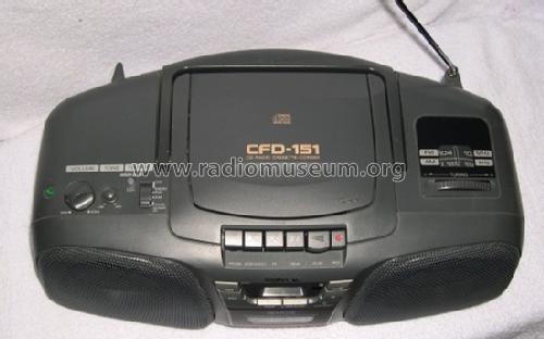 CD Radio Cassette-Corder CFD-151; Sony Corporation; (ID = 763062) Radio